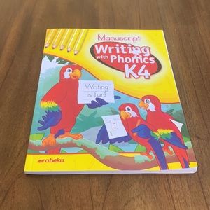 AEBKA K4 Manuscript Writing and Phonics k4 Workbook